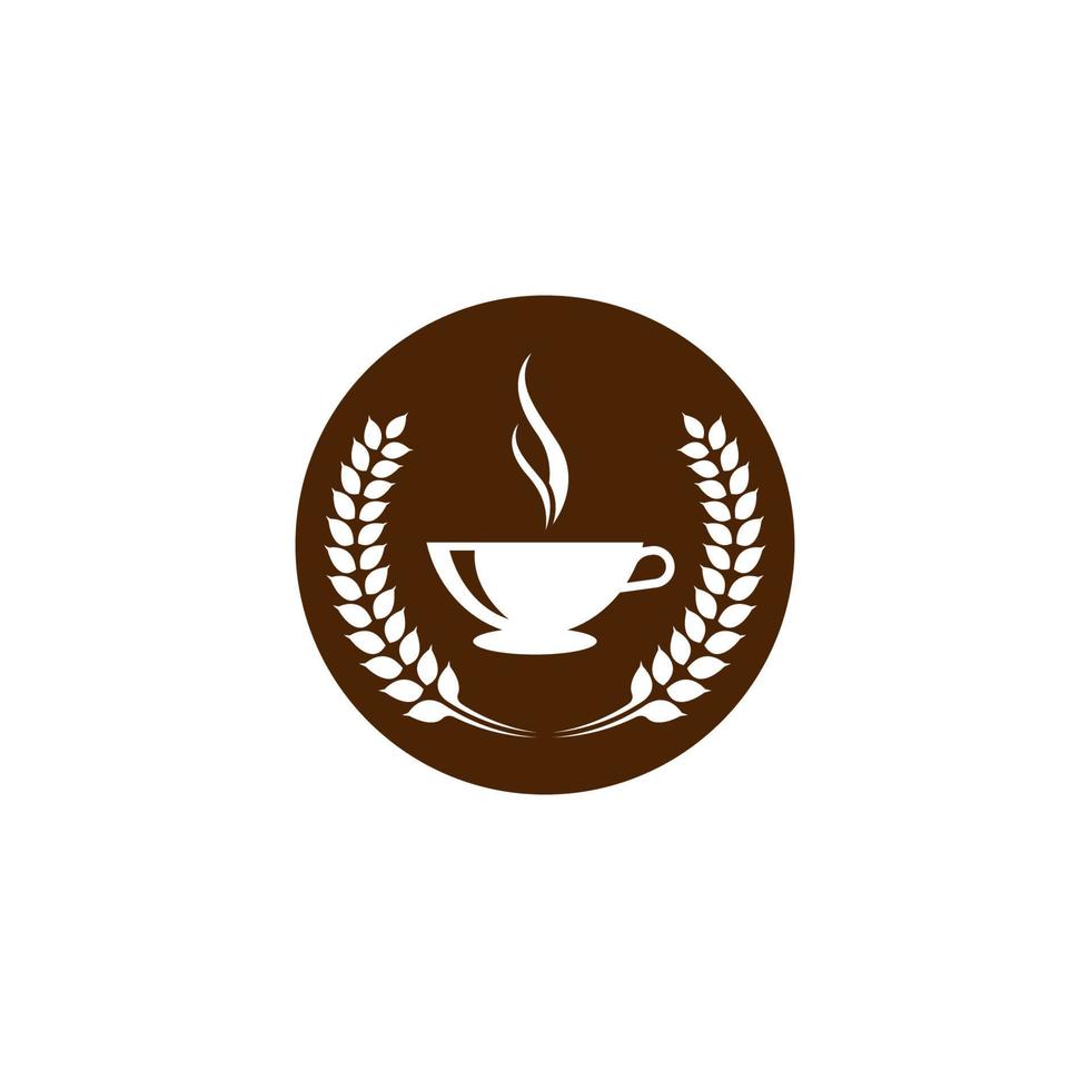 icône de vecteur de symbole de tasse de café