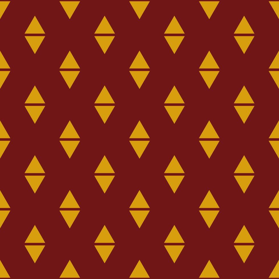 motif géométrique sans soudure. motif de triangles dorés art déco. impression vectorielle pour fond de tissu vecteur