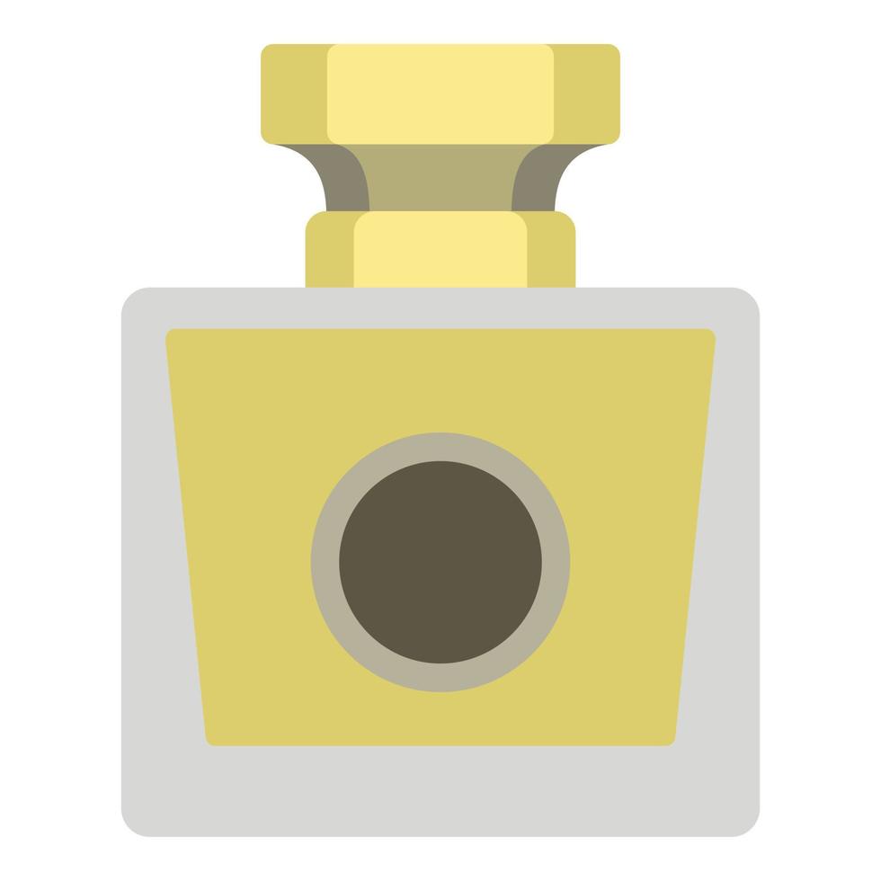 icône de bouteille de parfum, style plat vecteur