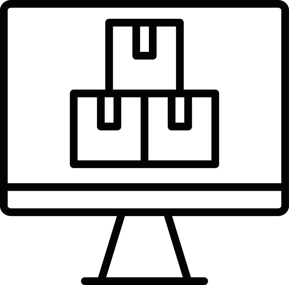 icône de vecteur de produits de commerce électronique