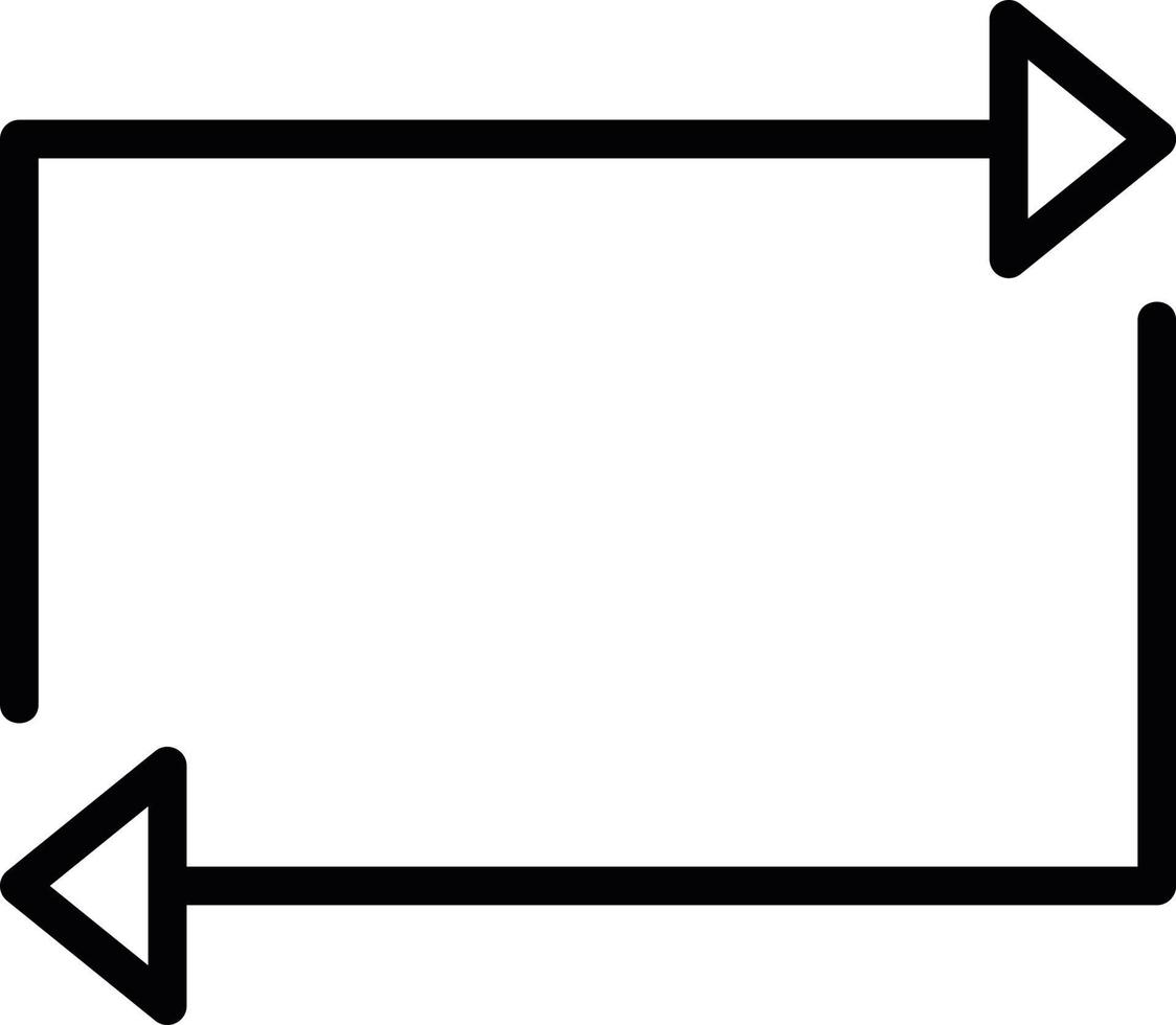 icône de ligne de boucle vecteur