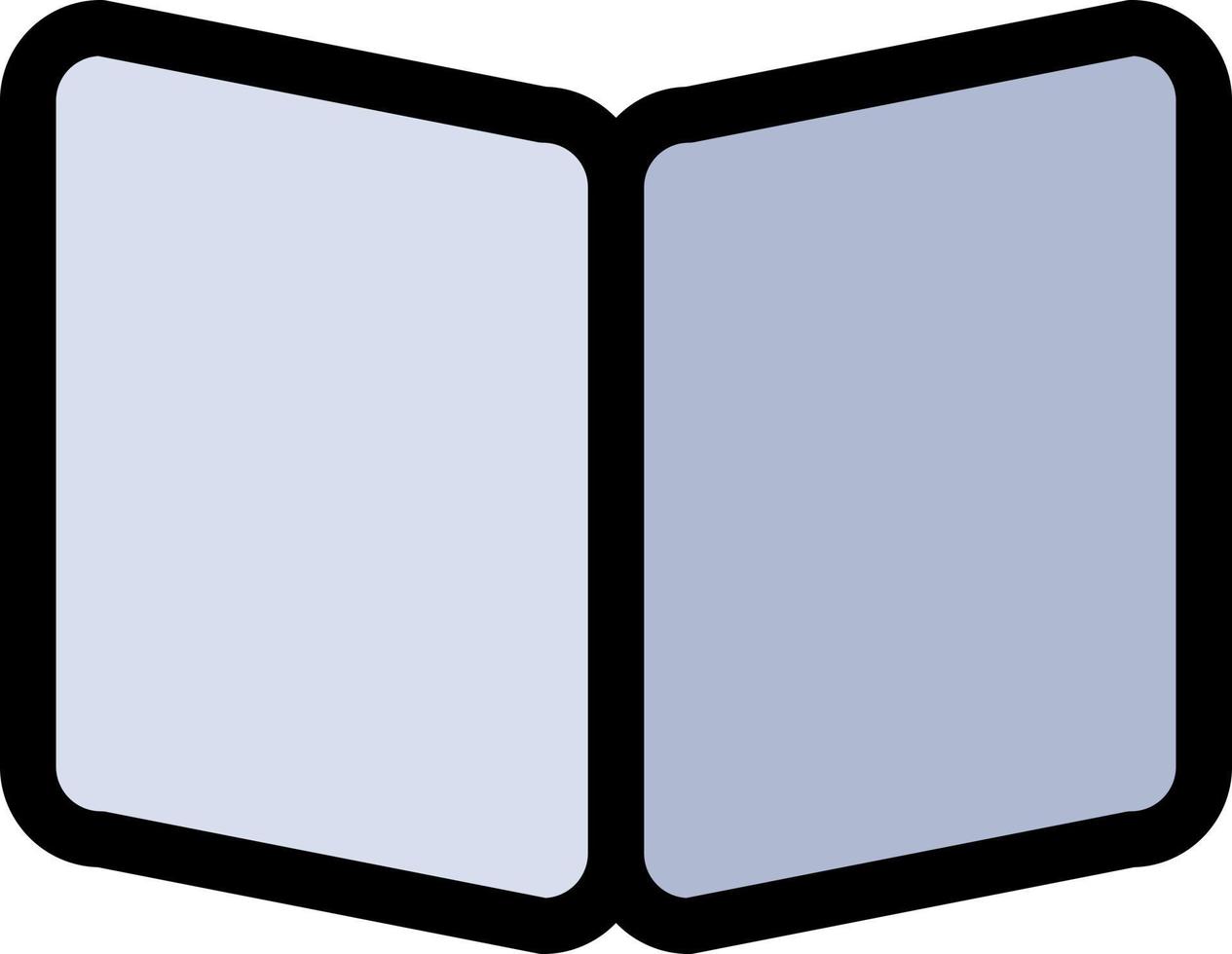 livre ouvert mise en page couverture plat couleur icône vecteur icône modèle de bannière