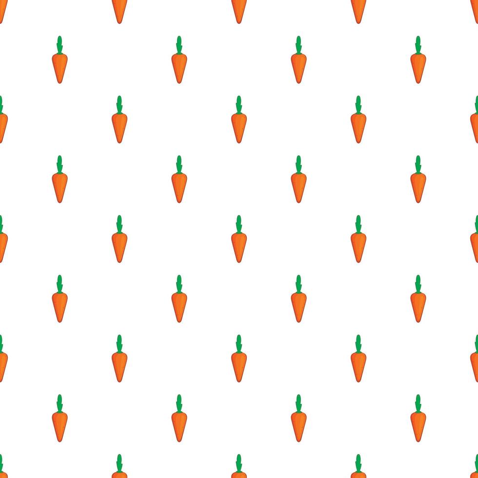 motif carotte, style cartoon vecteur