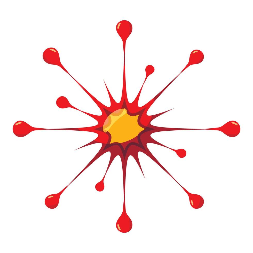 icône de virus ou de bactéries, style 3d isométrique vecteur