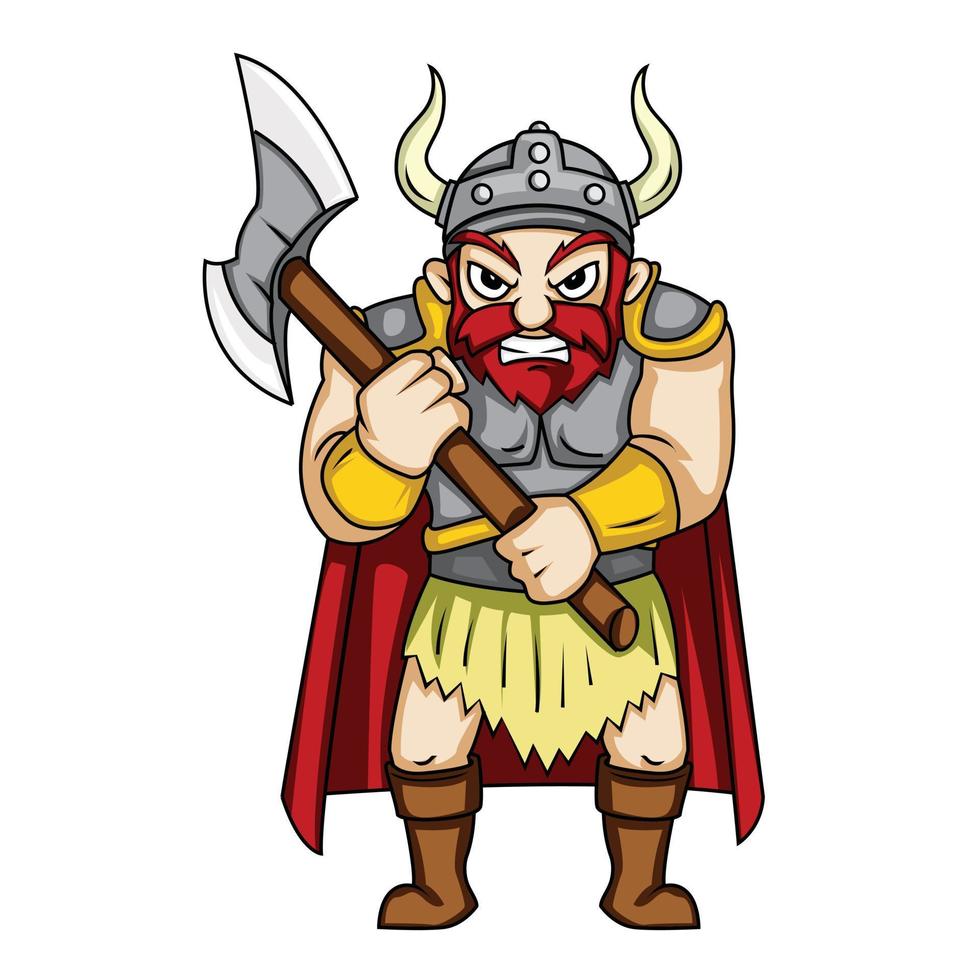 illustration de personnage viking vecteur