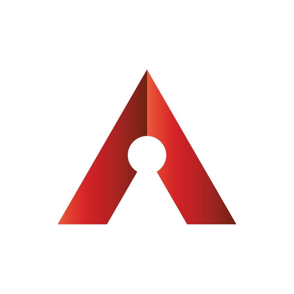 un logo d'illustration vectorielle initial, bon pour les affaires d'appartement et le logo de propriété vecteur