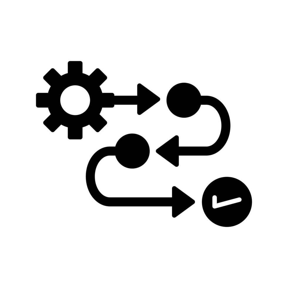 icône de vecteur de processus