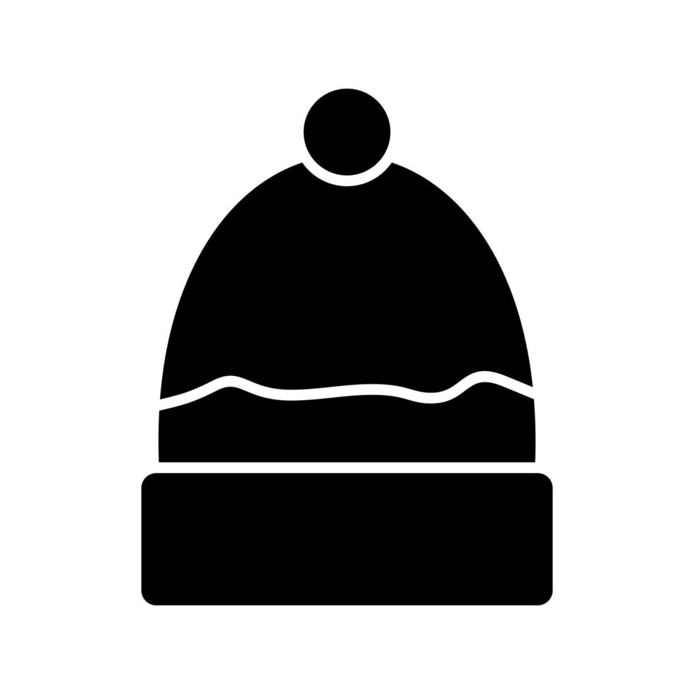 icône de vecteur de casquette chaude