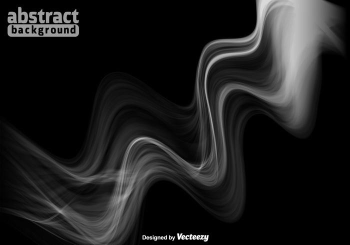 White Spectrum Vector Smoke Background - Vector