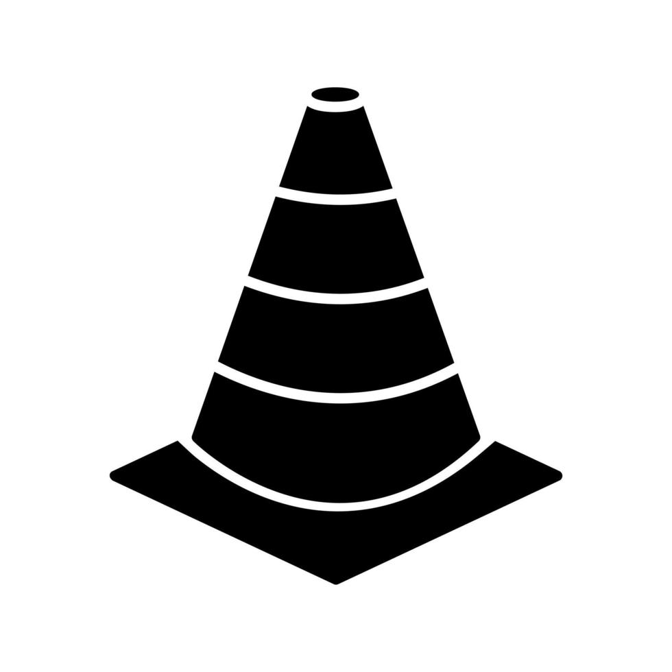 icône de vecteur de cône unique