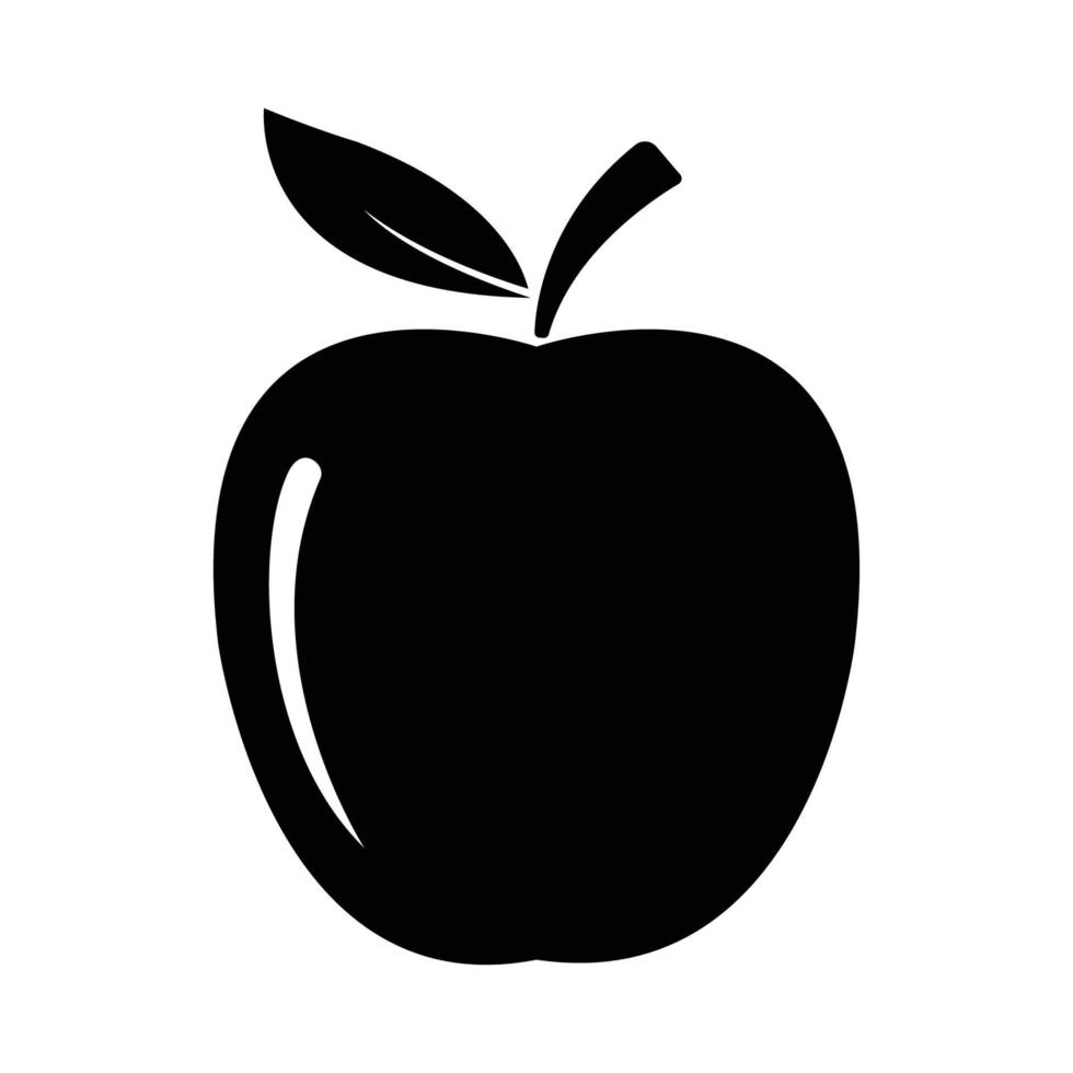 vecteur de logo pomme saine