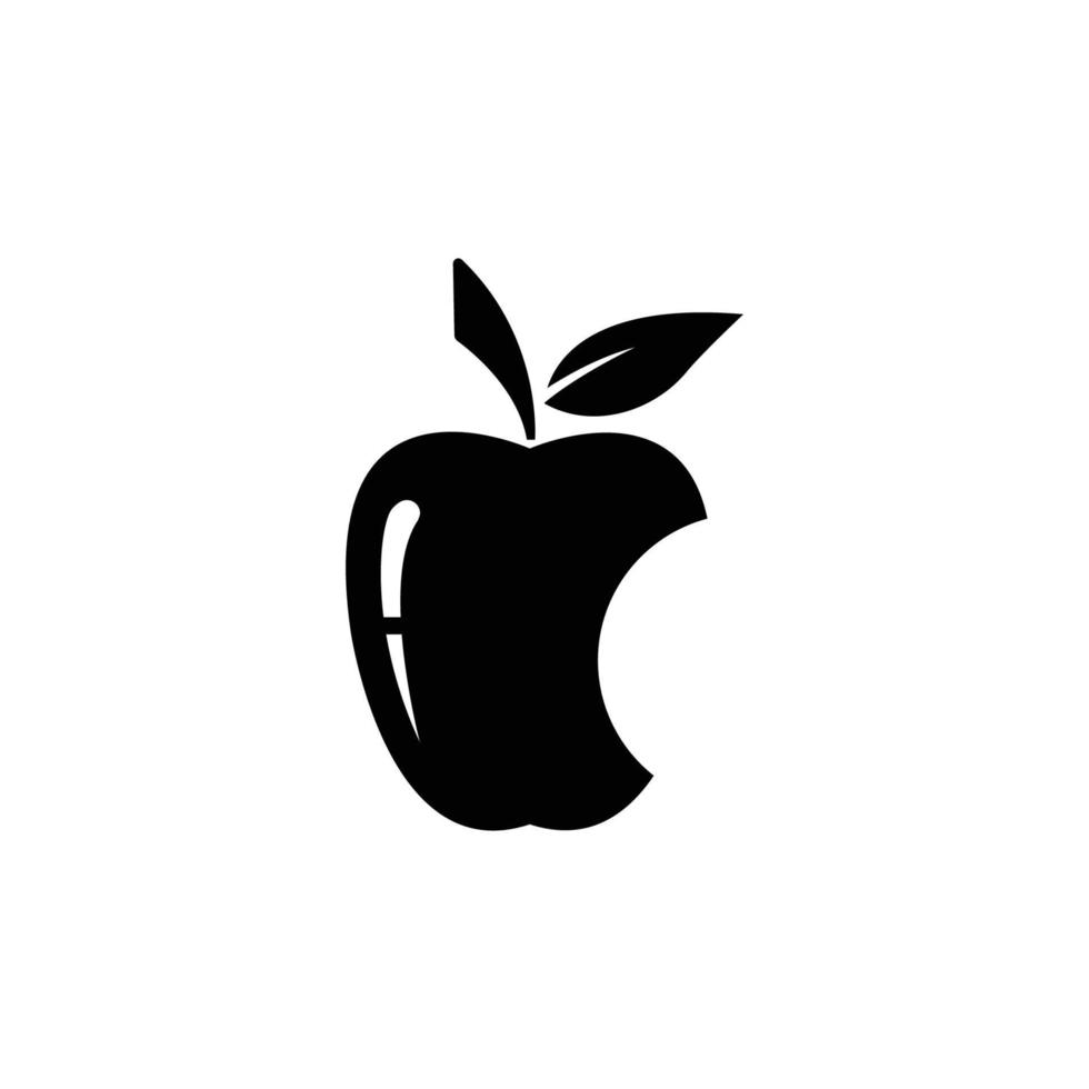 vecteur de logo pomme saine