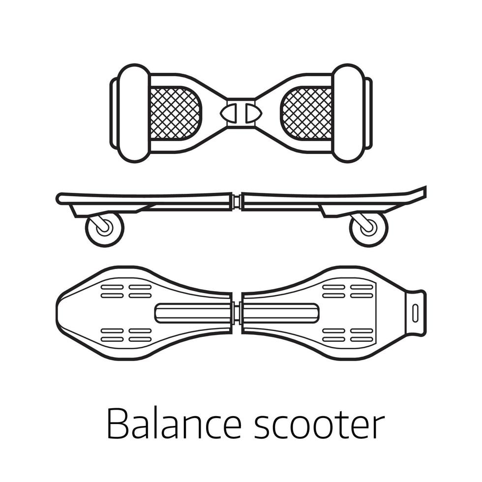 planche d'équilibre vecteur