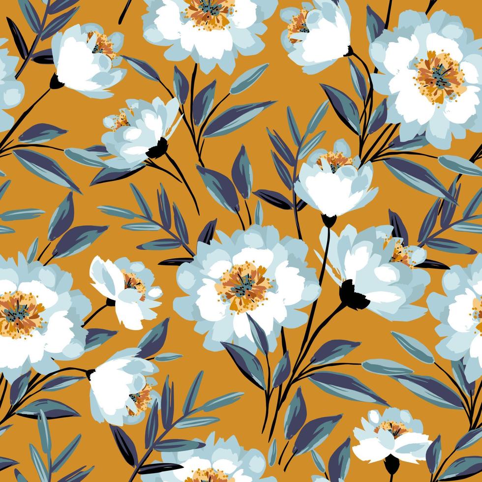 motif floral sans soudure. conception de vecteur pour le papier, la couverture, le tissu, la décoration intérieure et toute autre utilisation