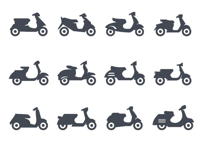 Free Scooter Icons Vector