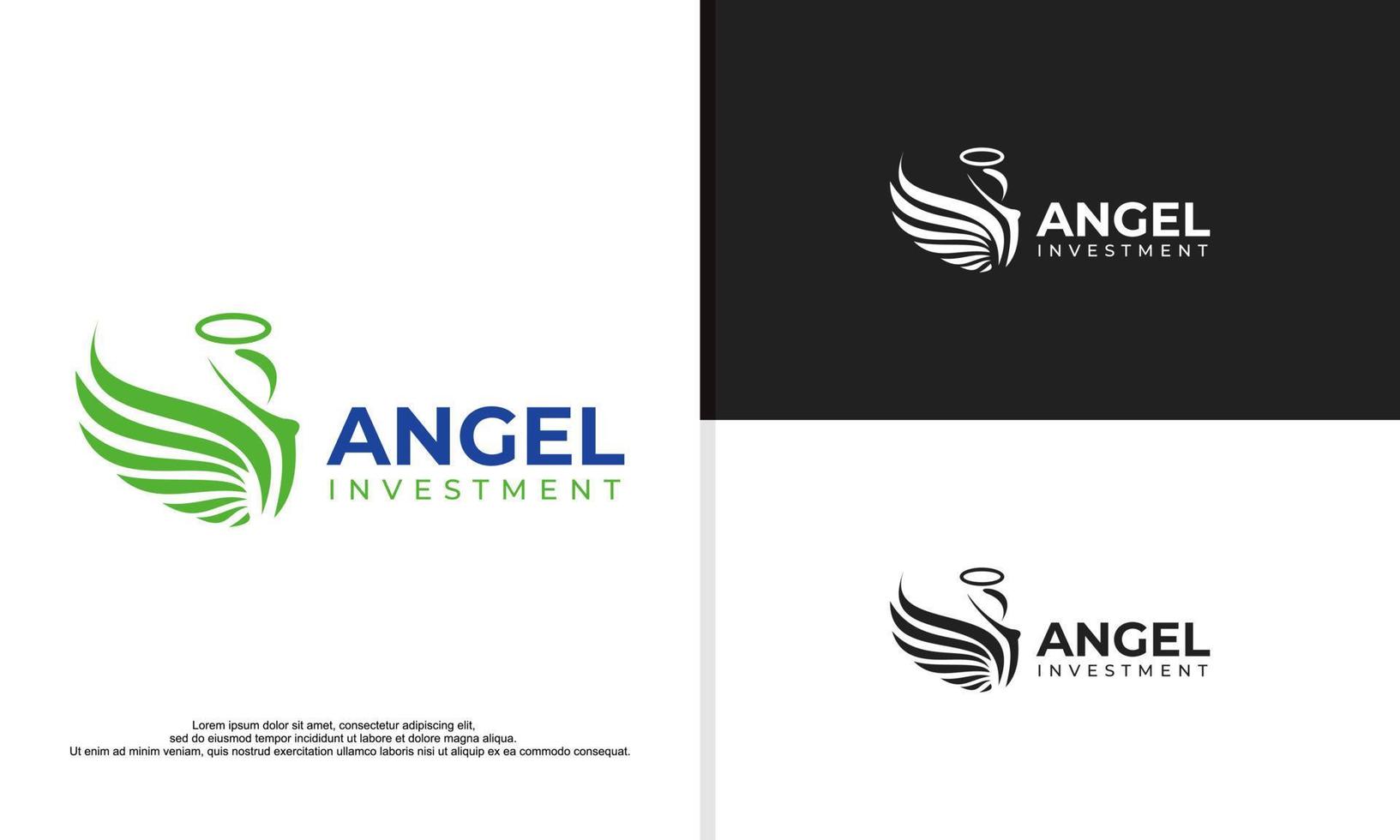 logo illustration graphique vectoriel d'investissement providentiel. adapté à l'investissement, à la société financière, etc.