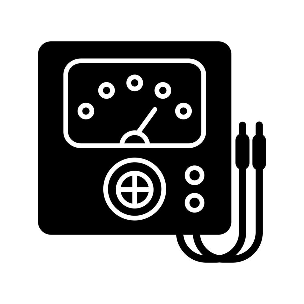 icône de vecteur de voltmètre