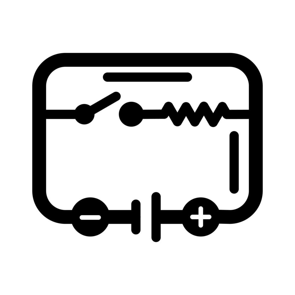 icône de vecteur de circuit électrique