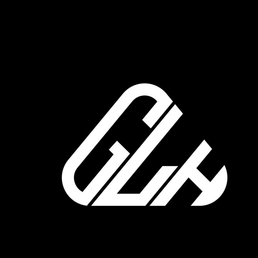 création de logo de lettre glh avec graphique vectoriel, logo glh simple et moderne. vecteur