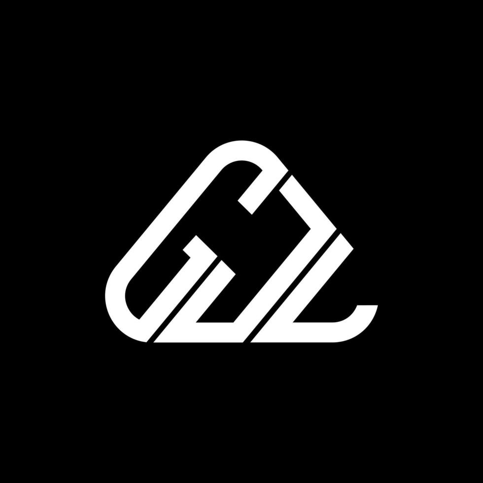 création de logo de lettre gjl avec graphique vectoriel, logo gjl simple et moderne. vecteur