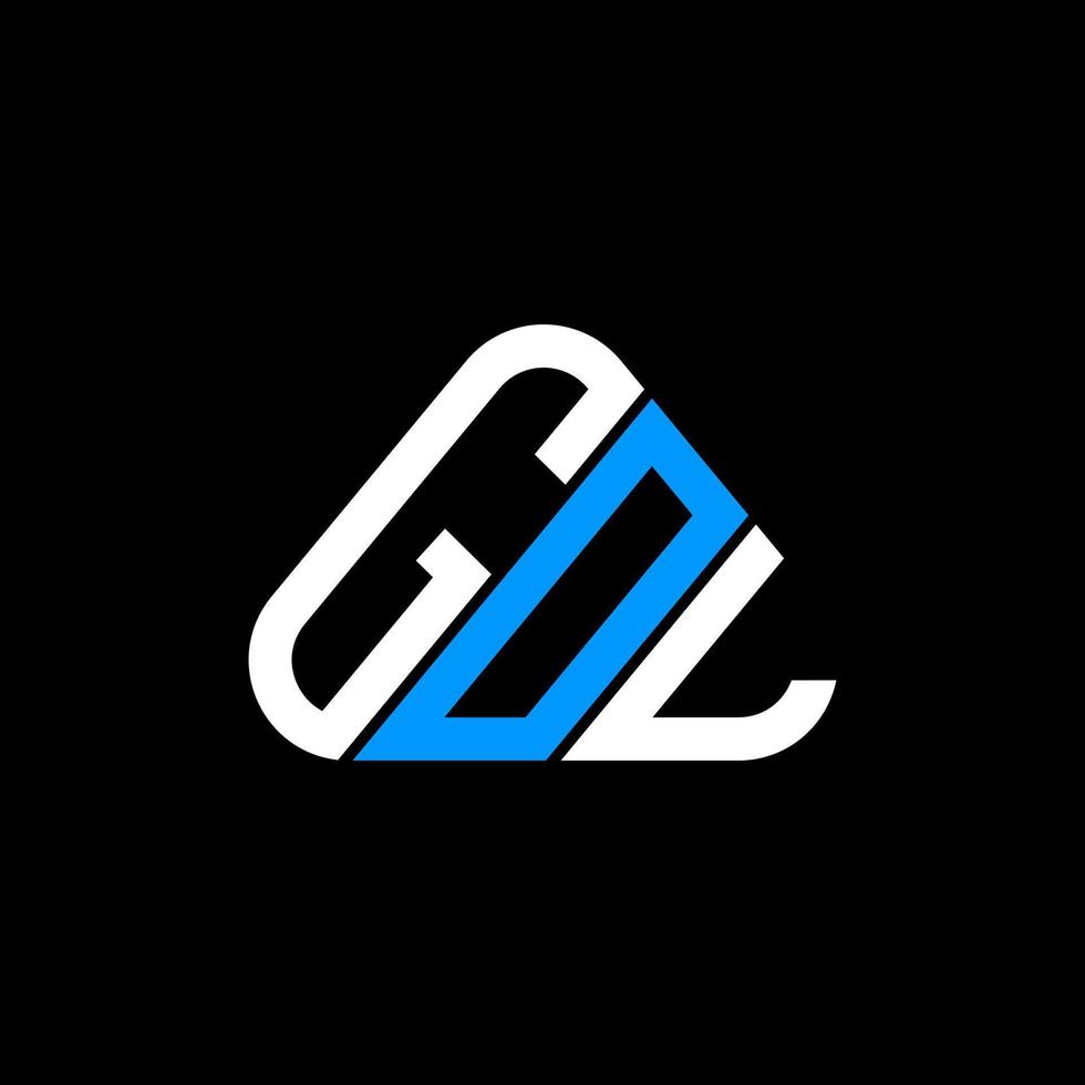 conception créative du logo de lettre gol avec graphique vectoriel, logo gol simple et moderne. vecteur