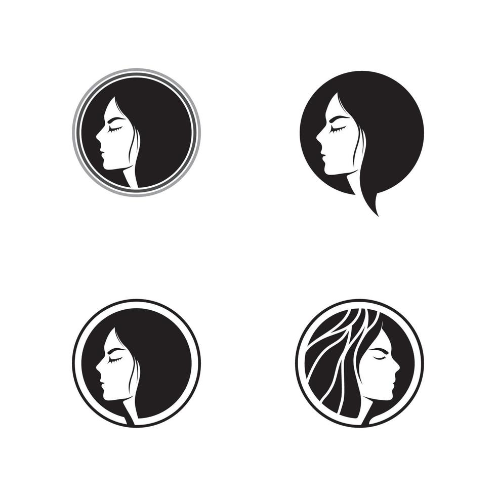 modèle de conception d'icône vectorielle logo salon de beauté et spa vecteur