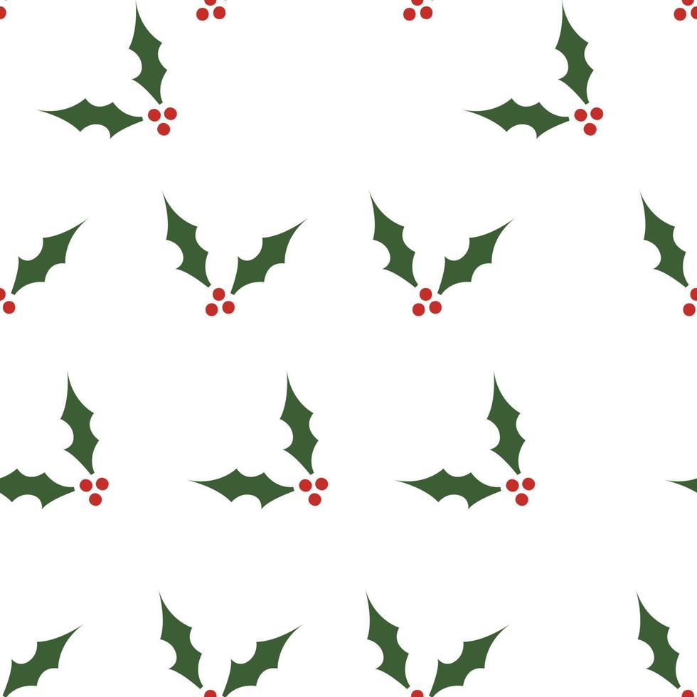 modèle sans couture de Noël avec le GUI. motif carré d'hiver de vacances. fond blanc. illustration mignonne. fond d'écran du nouvel an d'hiver vecteur