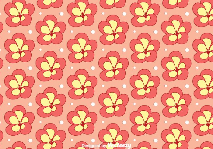 Rhododendron Flower seamless Pattern vecteur