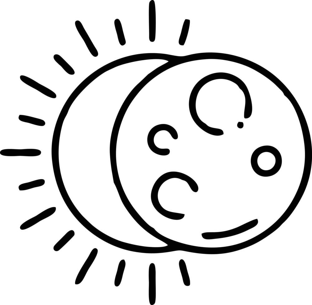 icône du soleil sur fond blanc, illustration du symbole de l'icône du soleil en noir sur fond blanc vecteur