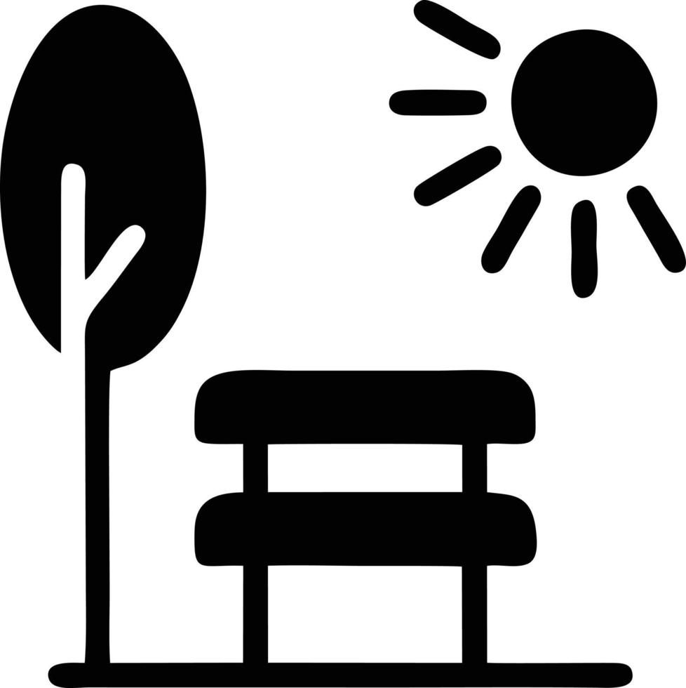 icône du soleil sur fond blanc, illustration du symbole de l'icône du soleil en noir sur fond blanc vecteur