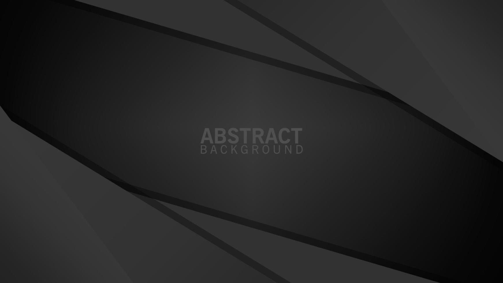 forme abstraite noir foncé style de luxe premium illustration de conception de fond vecteur