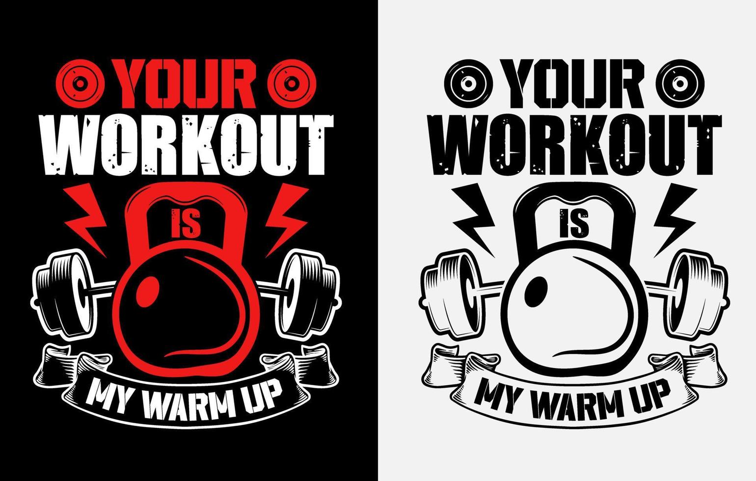 conception de t-shirt de gym, citation de motivation de gym, conception de t-shirt inspirant pour l'entraînement, conception de t-shirt de fitness vecteur