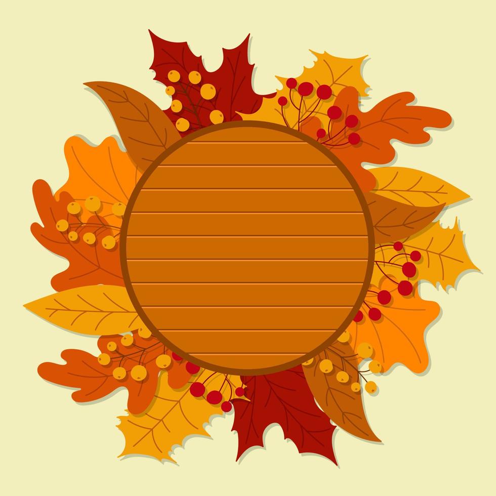 bonjour les feuilles d'automne qui tombent. chute de feuillage automnal et feuilles populaires. conception d'automne. charmant motif d'automne. dessiné à la main. illustration vectorielle vecteur