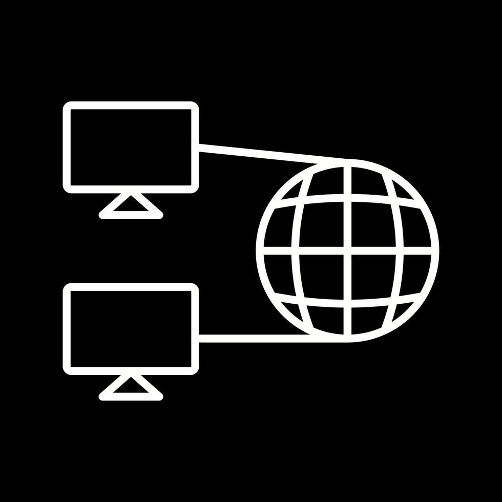 icône de vecteur de connectivité internet