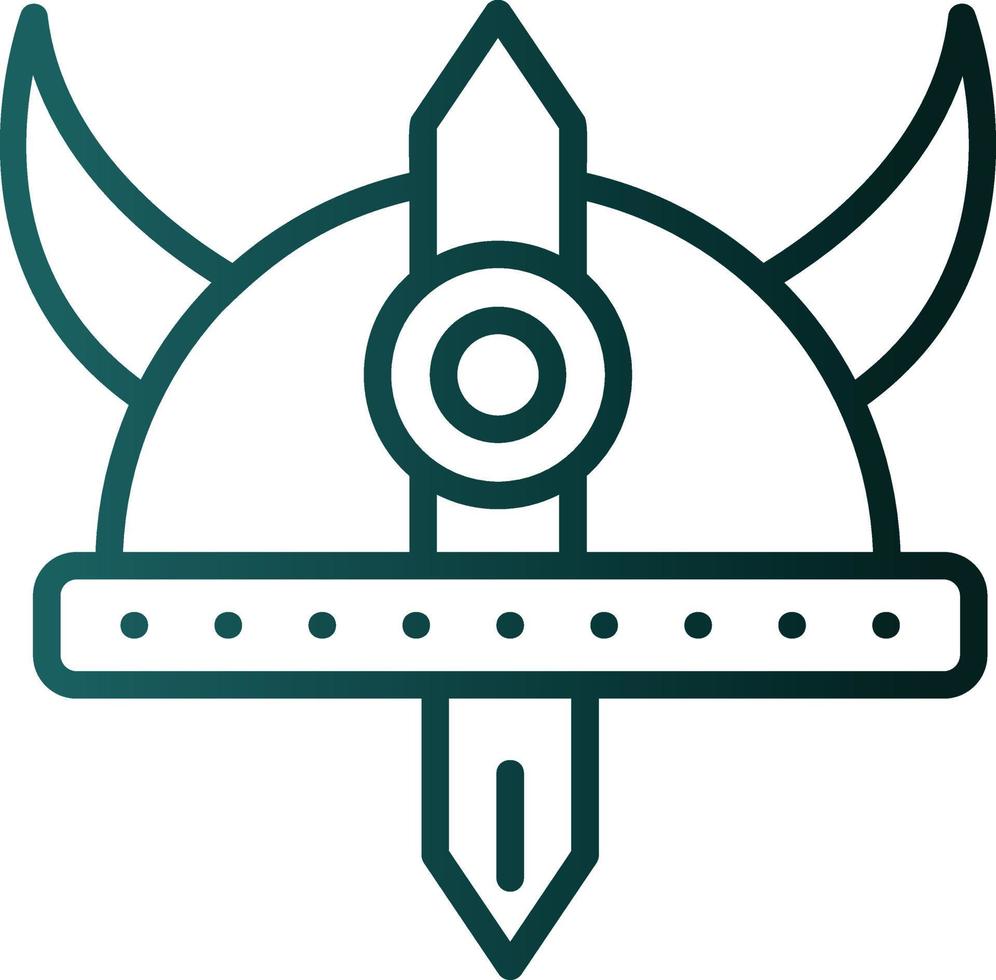 conception d'icône vectorielle viking vecteur