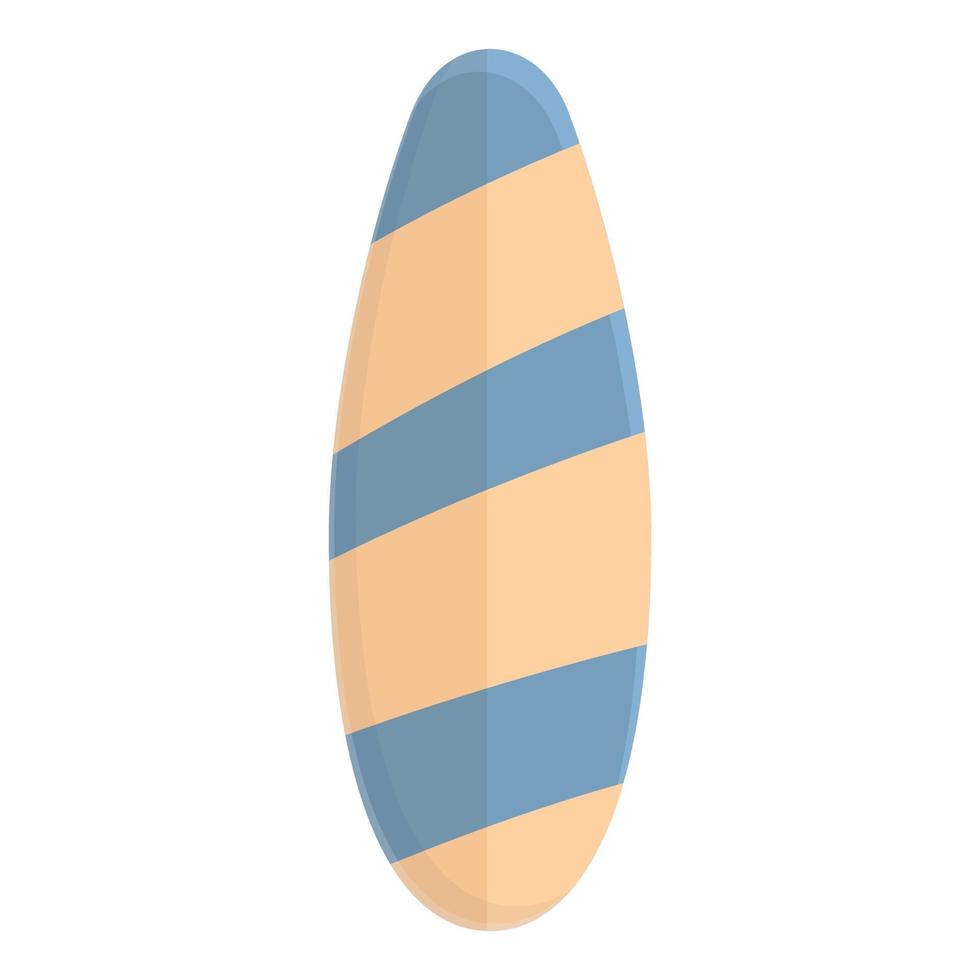 vecteur de dessin animé d'icône de planche de surf. plage de voyage