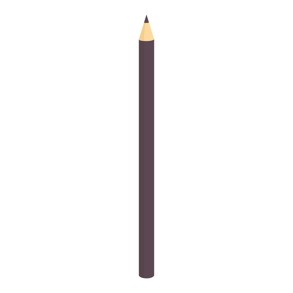 vecteur de dessin animé icône stylo cosmétique. maquillage pour les yeux