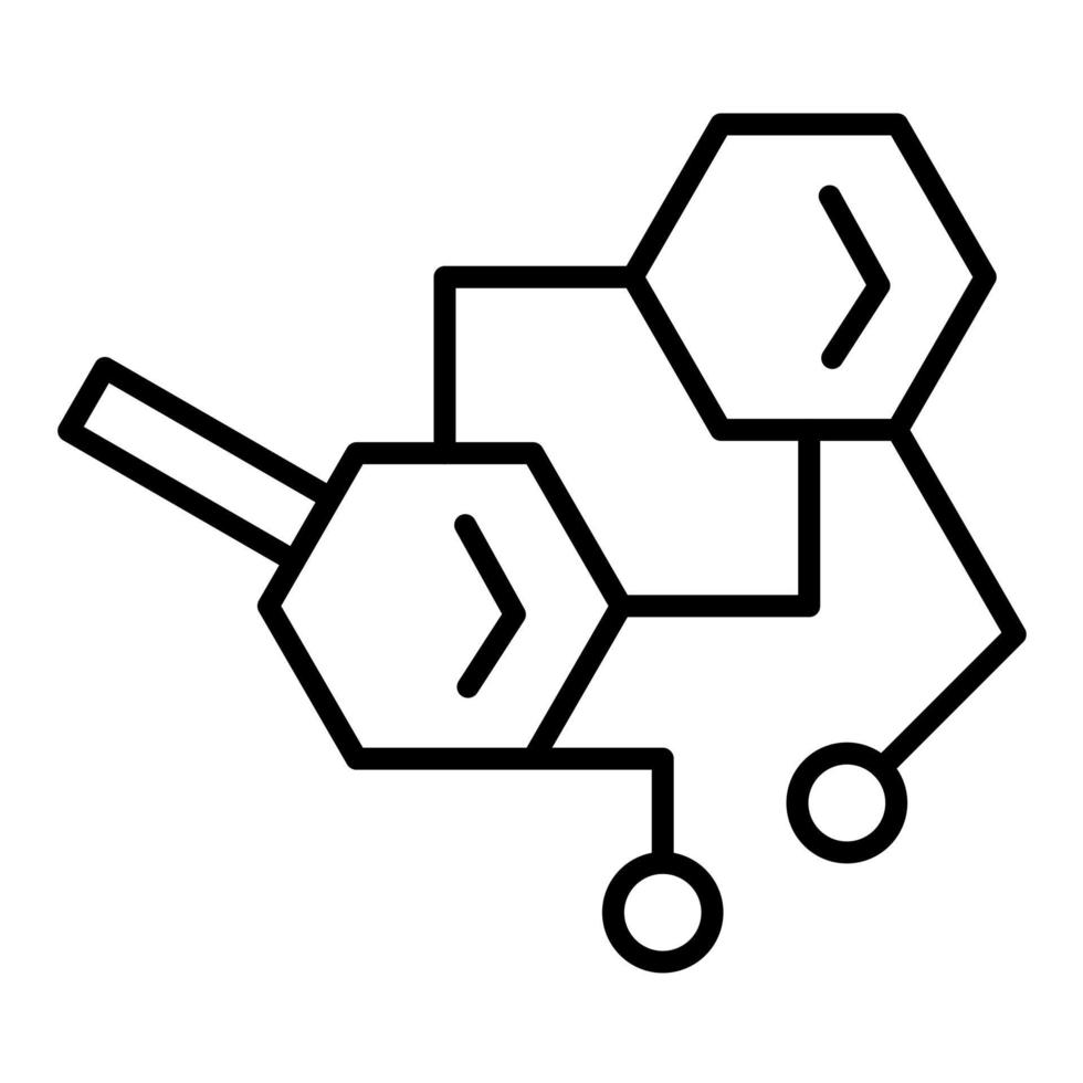 icône de ligne de formule vecteur