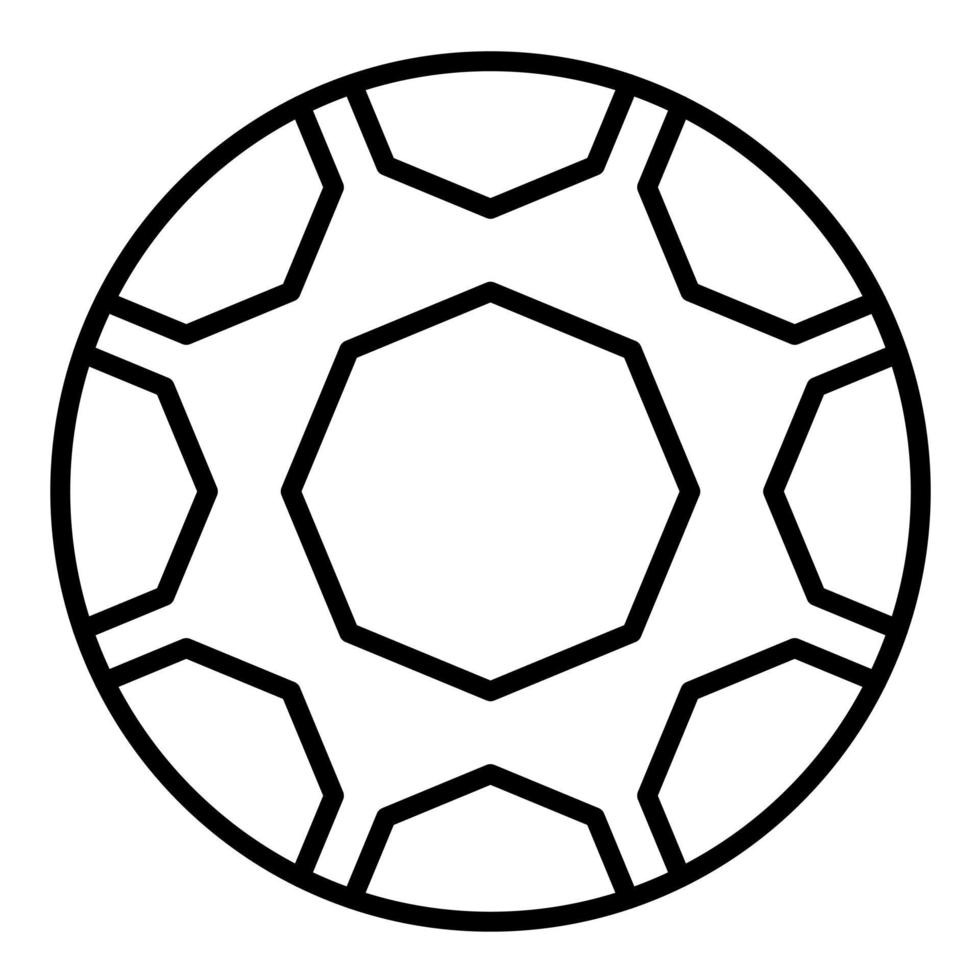 icône de la ligne de football vecteur