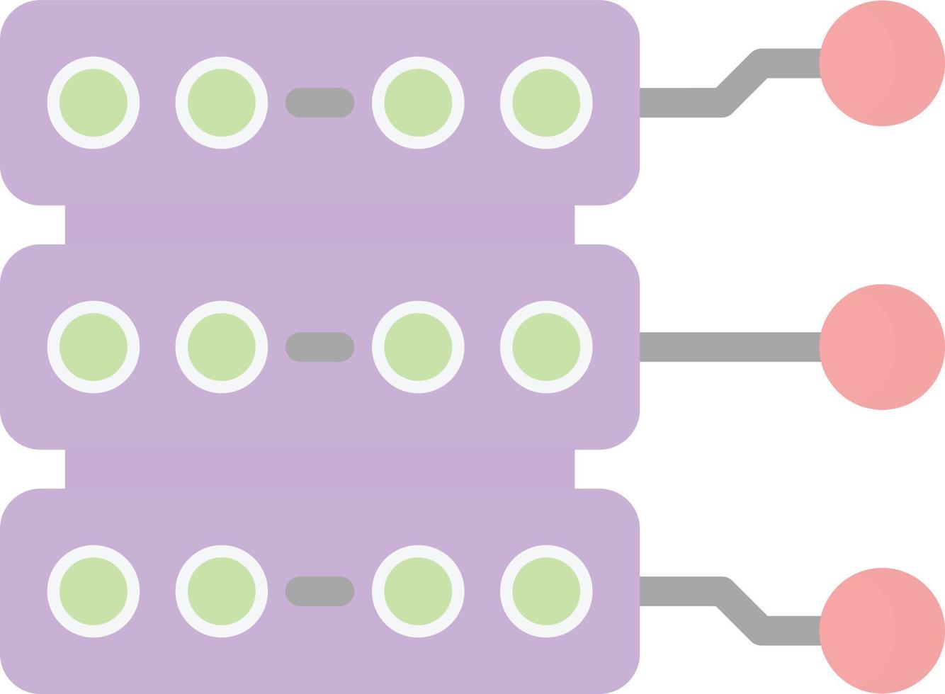 conception d'icône de vecteur de serveur