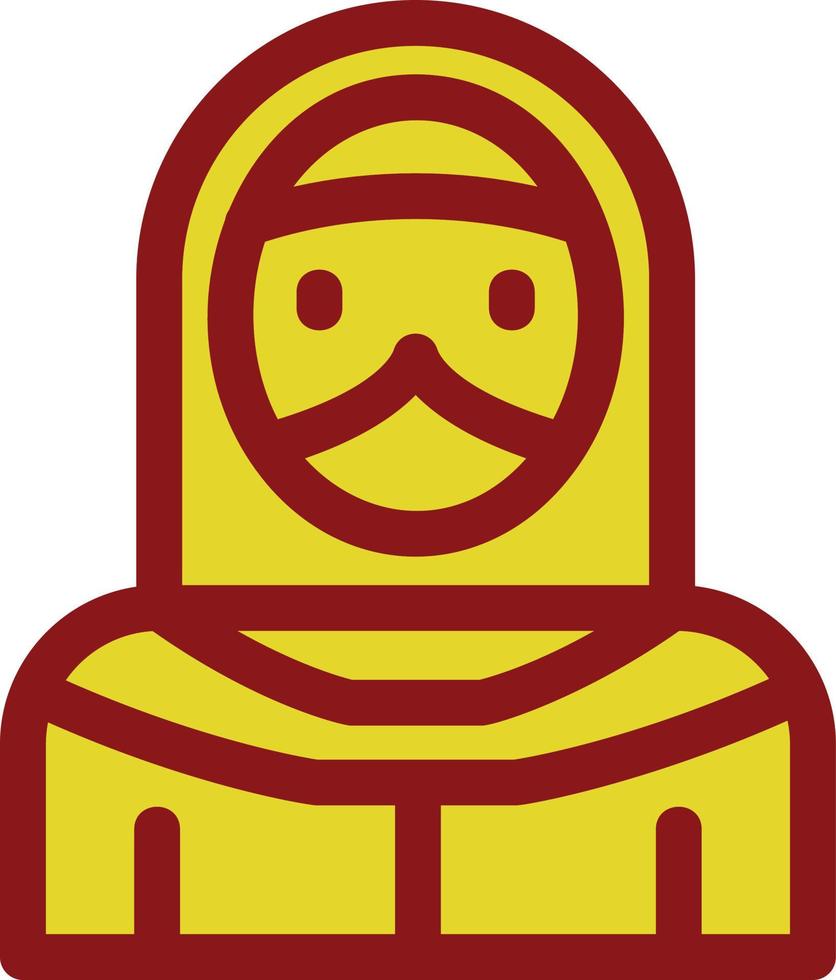 conception d'icône vectorielle bédouine féminine vecteur