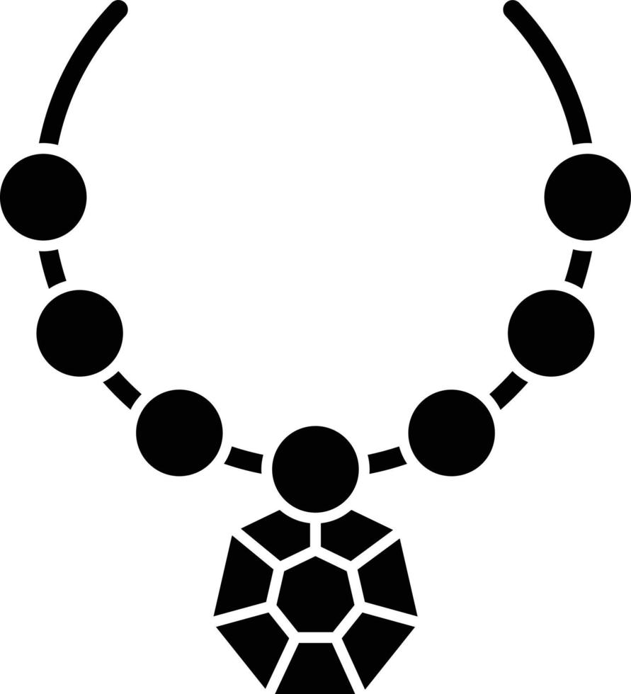 conception d'icône de vecteur de collier