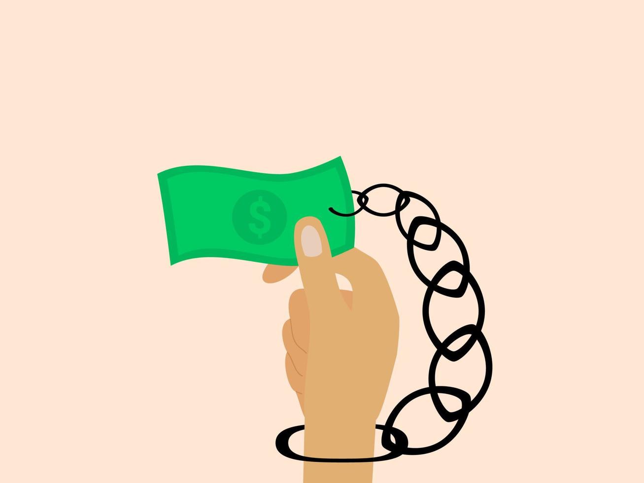design plat d'illustration vectorielle anti-corruption vecteur