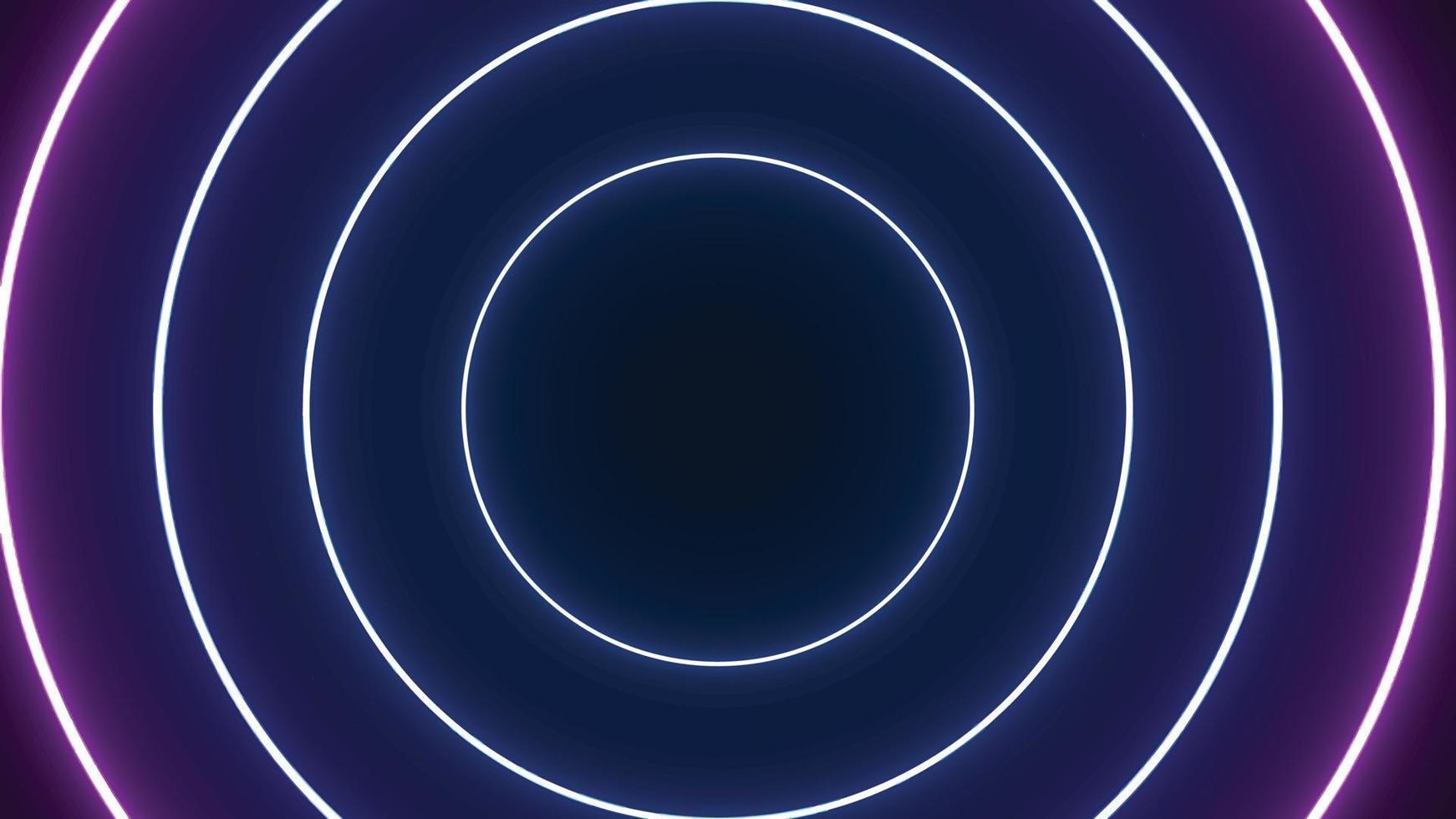 cadre de cercle de néon. ensemble de bordure néon ronde vecteur