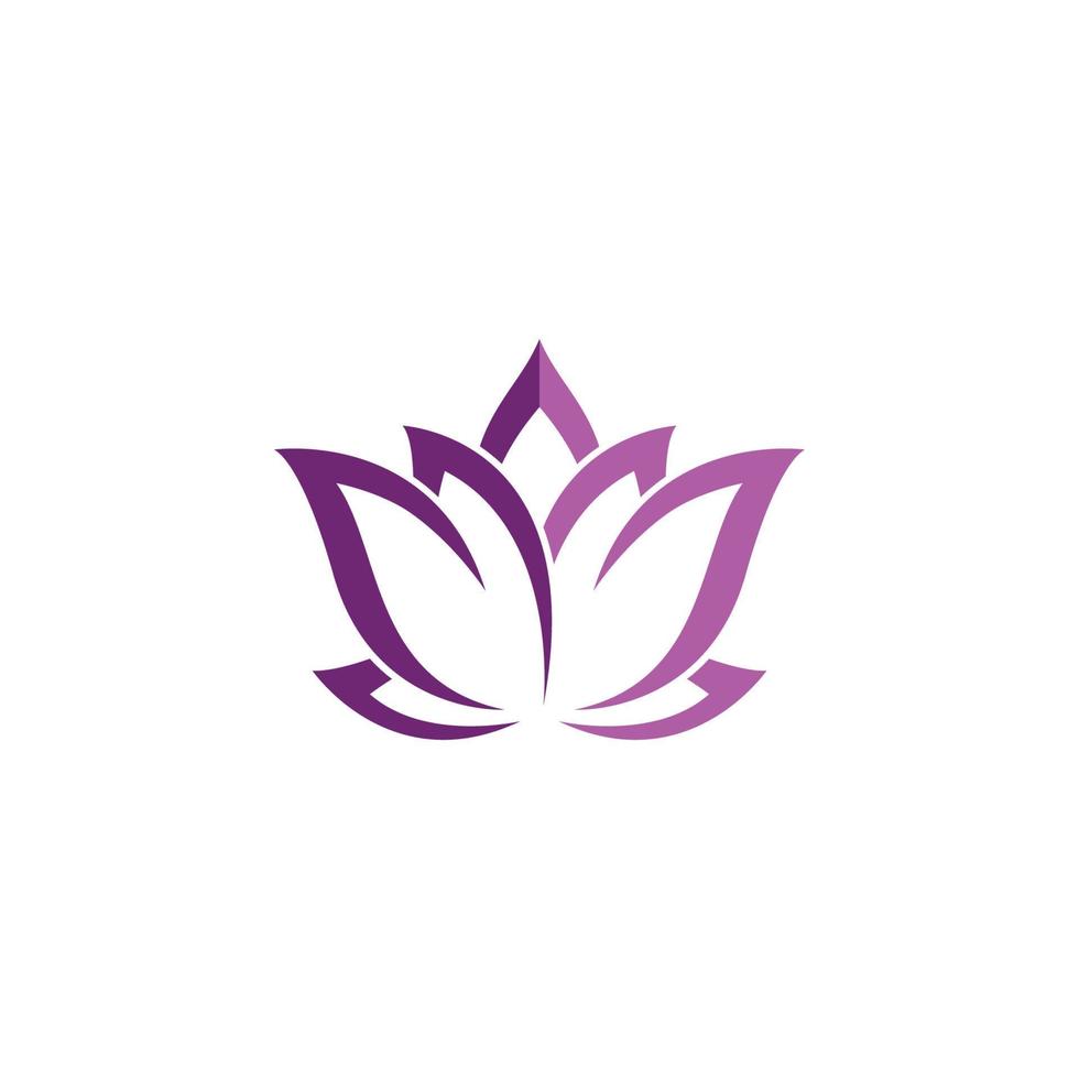 icône de vecteur de symbole de lotus