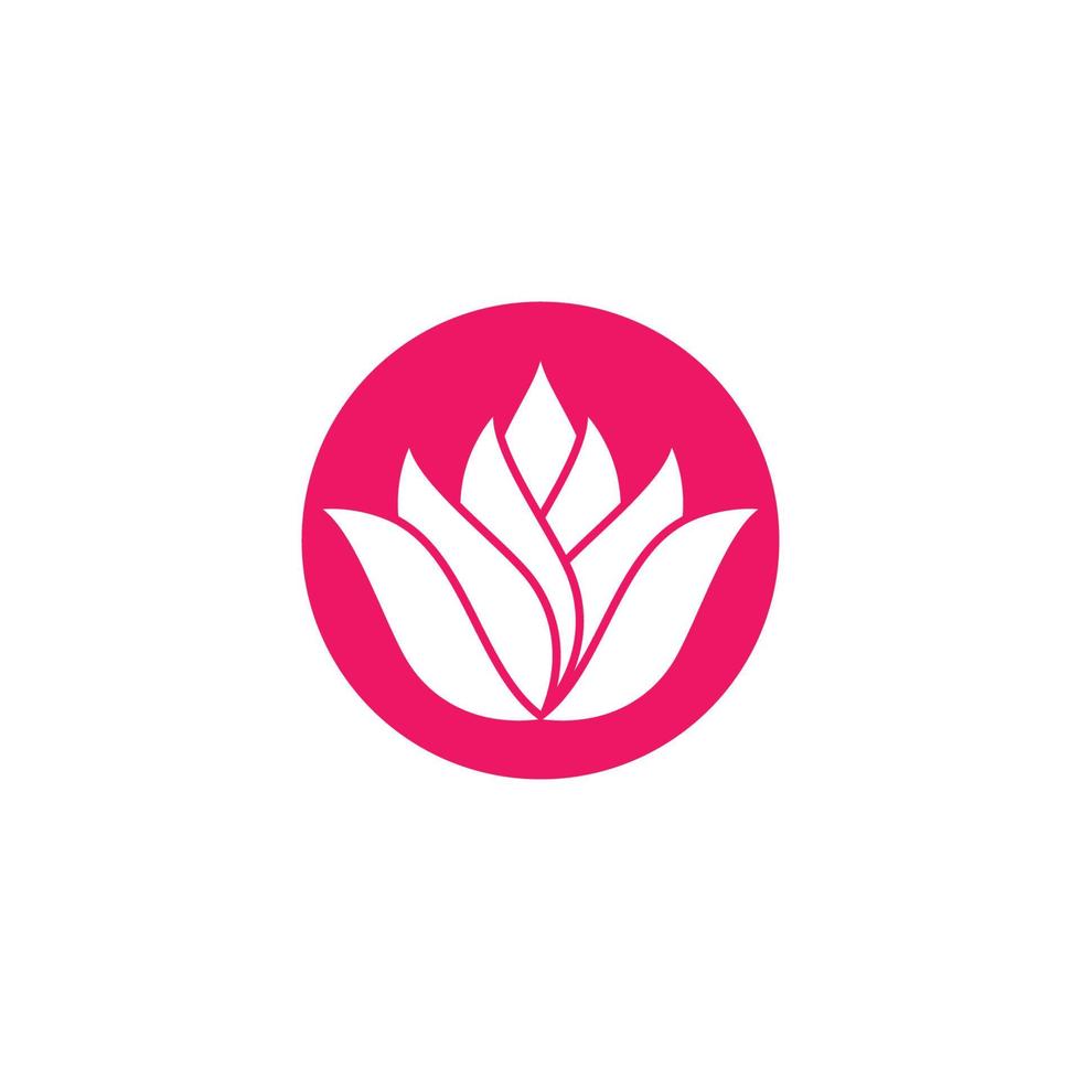 icône de vecteur de symbole de lotus