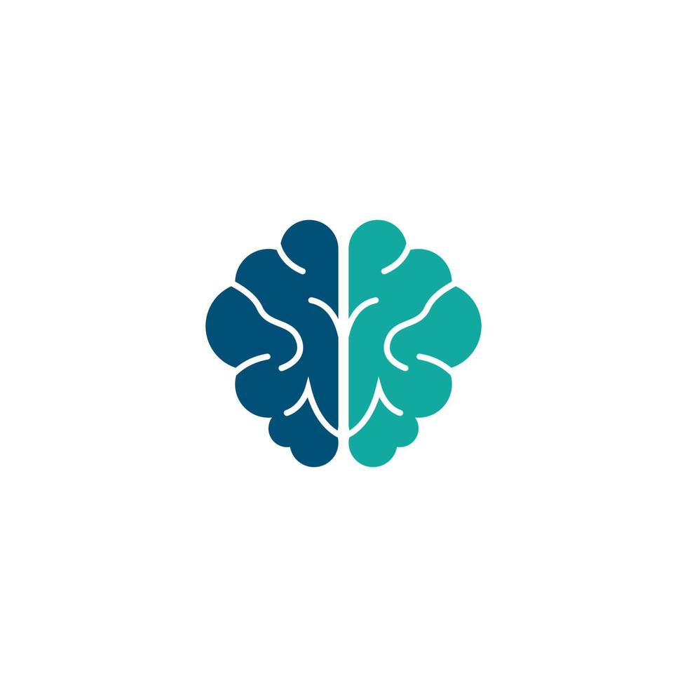 cerveau symbole vecteur icône illustration
