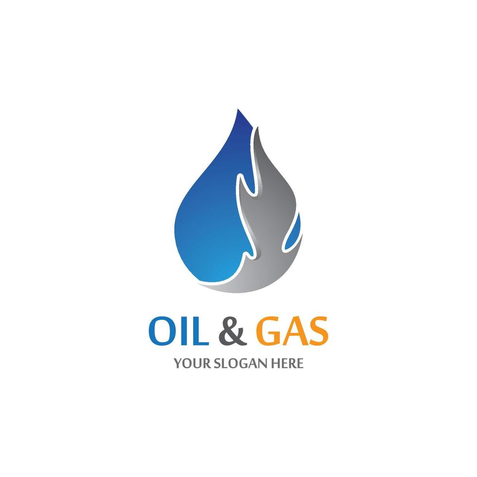vecteur d'icône de gaz et de pétrole