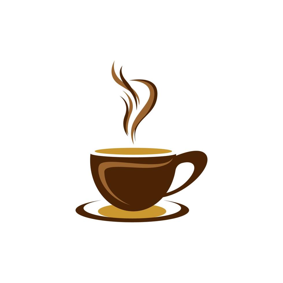 icône de vecteur de symbole de tasse de café