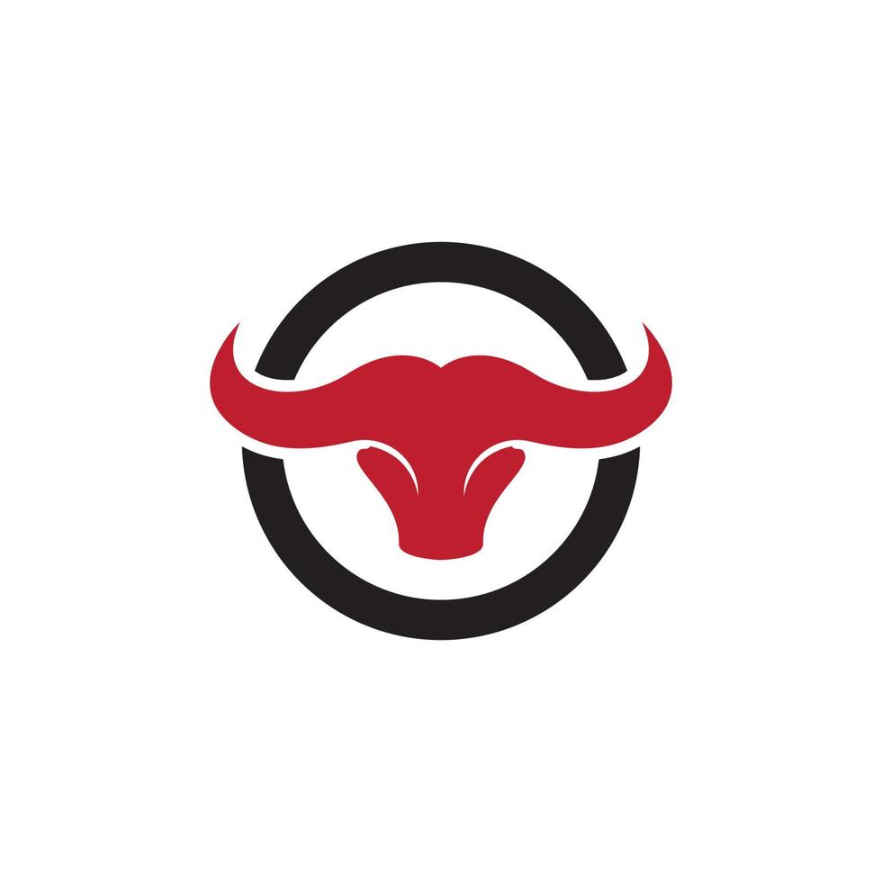 tête de taureau icône illustration vectorielle vecteur